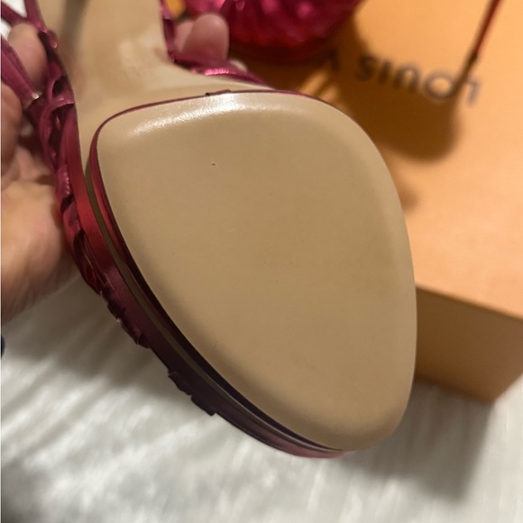 Casadei Women's Pink Strappy Sandals - Picture 7 of 10